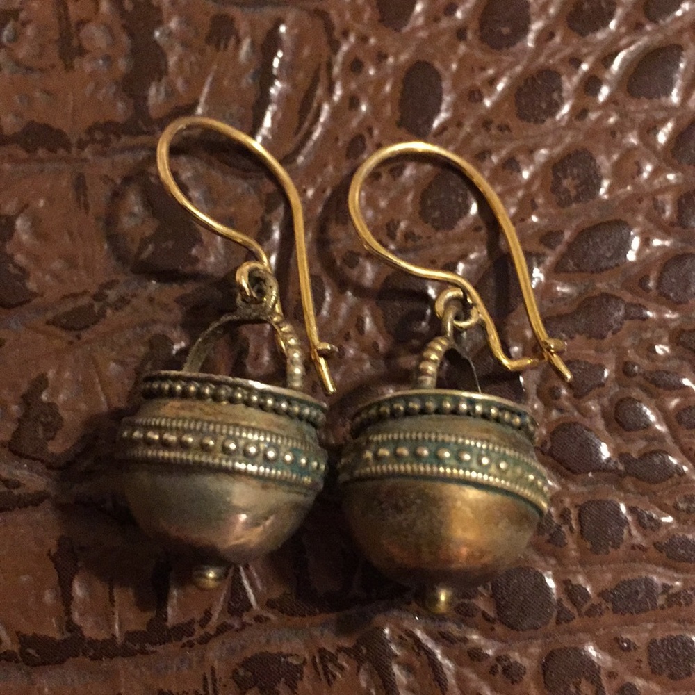 ANTIQUE VICTORIAN ACORN EARRINGS